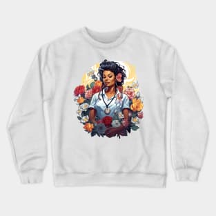 Black Nurse #8 Crewneck Sweatshirt